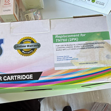 EPS Premium TN760 Black Laser Toner Cartridge 2-Pack for Brother HL-L2350DW picture