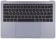 GENUINE MacBook Pro 13 2016 2017 A1708 Top Case Keyboard Touchpad - Space Gray picture