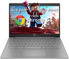HP Chromebook 14 in for Business & Students Intel Celeron N4120 4GB LPDDR4 picture