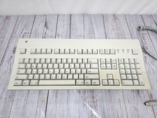 Apple Extended Keyboard II M3501 ADB Wired Beige QWERTY Numeric Keypad UNTESTED picture