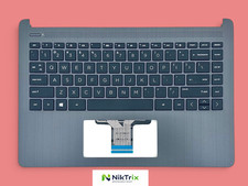 HP 14-DQ0005CL Laptop Palmrest W/Keyboard Black picture
