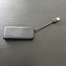 Insignia NS-PCH6430 4-Port USB 3.0 Travel Hub, Portable Adapter, Black picture