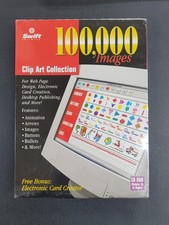 New Sealed Swift 100,000 Images Clip Art Collection CD ROM w/ Bonus Card Creator picture