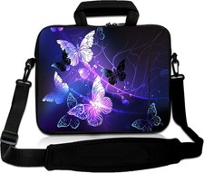 14 15 15.4 15.6 inch Laptop Shoulder Bag Notebook Handle Sleeve Neoprene Soft Ca picture