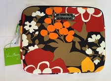 Vera Bradley Bittersweet Neoprene Tablet eReader Sleeve 10x8 Padded Zipper N18 picture