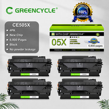 4PK CE505X Toner Cartridge for HP 05X LaserJet P2050 P2055 P2055x picture
