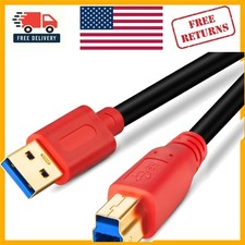 15ft USB 3.0 A-Male to B-Male Cable - Fast Data Transfer for Printers & Drives picture