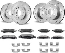 Front Rear Brake Kit for 2014-2018 Chevy Silverado GMC Sierra 1500, 2015-2020 Su picture
