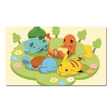 Squirtle Bulbasaur Pikachu Board Game Pokemon Playmat TCG CCG Mat Pad Mousepad picture