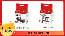 210XL 275XL Ink Cartridges Lot for Canon Combo Pack Fits PIXMA MP240 250 260 280 picture