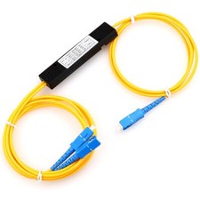 FTTH Fiber Optic PLC Splitter 1:2 SC Pigtailed Optical Branching Device picture