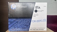 Genuine HP 81A CF281A Black Toner Open Box Sealed Bag Unused LaserJet M604 M605 picture
