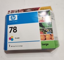 GENUINE NEW HP INVENT 78 TRI-COLOR INKJET PRINT CARTRIDGES LARGE SEALED 2006 picture