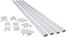 Legrand  Cordmate II 120 Inch 12 Piece Cord Cover Kit White picture