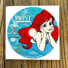 Disney's Print Studio CD ROM 1997 Windows 95 98 Little Mermaid Ariel picture