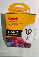 Genuine Kodak Color Ink Cartridge 10C New In Open Box picture