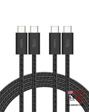 Belkin USB C to USB C Cable 2-Pack, 6.6ft, 240W - USBC to Black 6.6 ft - 2 pack picture