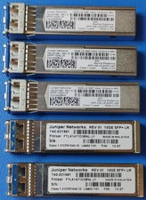 LOT of 5 Juniper 740-031981 SFPP-10GE-LR 10GBASE-LR 1310nm 10km SFP+ Transceiver picture