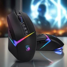 BLOODY V8MMAX/W60MAX Gaming Mouse,10000 CPI , 15-Zone RGB Animation picture
