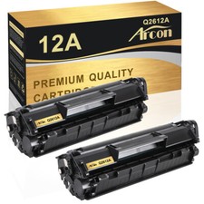 2x Q2612A Black for HP 12A Toner Cartridge LaserJet 1012 1022 1022n FAX-L140 picture
