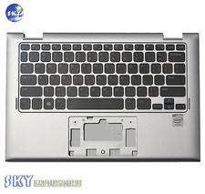 NEW DELL INSPIRON 11 3147 3148 PALMREST W/ KEYBOARD 7W4K6 F4R5H Silver  picture