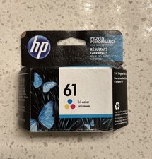 Geniune OEM New HP 61 Tri-Color Ink Cartridge HP DeskJet HP Exp: April 2022 picture