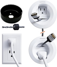 ECHOGEAR in-Wall Cable Management Kit for Power & Low Voltage Cords – Hide TV Wi picture