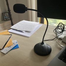 OG Elegiant Plug & Play Desktop Computer Microphone Black picture
