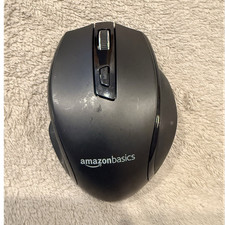 AmazonBasics MG-0975 Wireless Optical Mouse Black 1600 DPI 6-Button picture