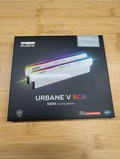 BOX ONLY NO RAM- KLEVV URBANE V RGB DDR5 32GB (2x16GB) 6000MT/s CL28 RAM, White picture
