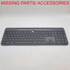 Logitech Signature Slim Solar+ Wireless Bluetooth Keyboard K980, Graphite *READ* picture