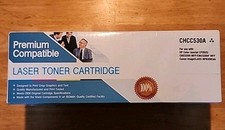 2 PREMIUM LASER TONER CARTRIDGES CHCC530A For HP Color LaserJet CM2320 BLACK picture