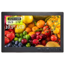10.1 inch Security Monitor & Displays, 1024 * 600 Resolution,BNC/AV Input, Built picture