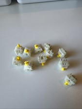 Gateron Milky Yellow Mechanical Keyboard Switches 90 ct With Storage Case picture