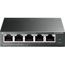 TP-Link 5-Port Gigabit Easy Smart Switch with 4-Port PoE+ TLSG105PE picture