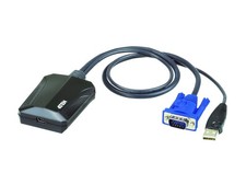 Aten CV211 Laptop USB Console Crash Cart Adapter USB 2.0 VGA picture
