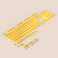Ball Shape Keycaps PBT Double Shot Blue MDA 117Keys fits mx Mechanical Keyboards picture