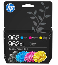 HP Genuine/Original 962/962XL Inkjet Ink Cartridge 4-Pack BK C M Y picture