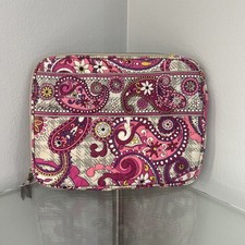 Vibrant Pink Paisley VERY BRADLEY  Computer Tablet Soft Sleeve 14x11 in  Case picture
