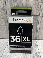 New Genuine Lexmark 36XL Black Ink Cartridge X Series X3650 Z Series Z2420 picture