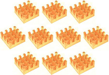 10 Pieces VRM Copper Heatsink Kit + Thermal Conductive Adhesive Tape, Mini Sm... picture