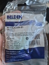Belden RVAMJKUGN-S1 REVConnect 10GX UTP T568A/B Green Modular Jack-(LOT OF 100) picture