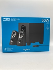 Brand New Sealed Logitech Z313 Computer Speaker System with Subwoofer 50W Mr picture