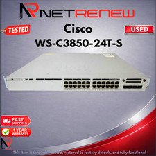 Cisco Catalyst WS-C3850-24T-S 24-Port Gigabit Switch IP Base Managed picture