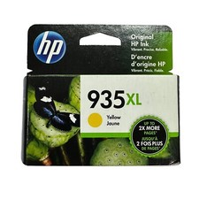 New Genuine HP 935XL Yellow Ink Cartridges Officejet 6815, 6820 EXP 08/2023 picture