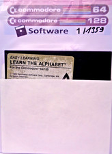 COMMODORE 64/128 -- EASY LEARNING: LEARN THE ALPHABET (SINNAKER - DISK) picture