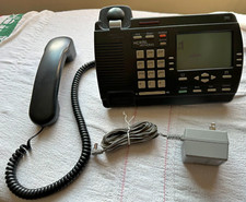 USED WORKING NORTEL NETWORKS MODEL 390 BLACK TELEPHONE AASTRA TELECOM picture