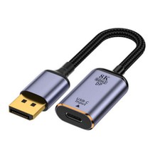 Chenyang USB-C Type C Female Source to DP 1.4 Sink HDTV Cable 8K 4K for Tablet picture