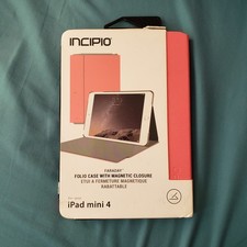 NEW Hands Free Pink Folio Ipad Mini 4 Magnetic Closure Sleek Thin Folding Case  picture
