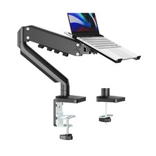 Laptop Mount, 2-in-1 Gas Spring Laptop Arm for 12